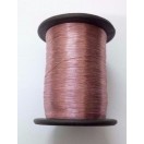 PINK - Spool of Shiny Metallic Thread Yarn - For Crochet Sewing Embroidery Handwork Artwork Jewelry